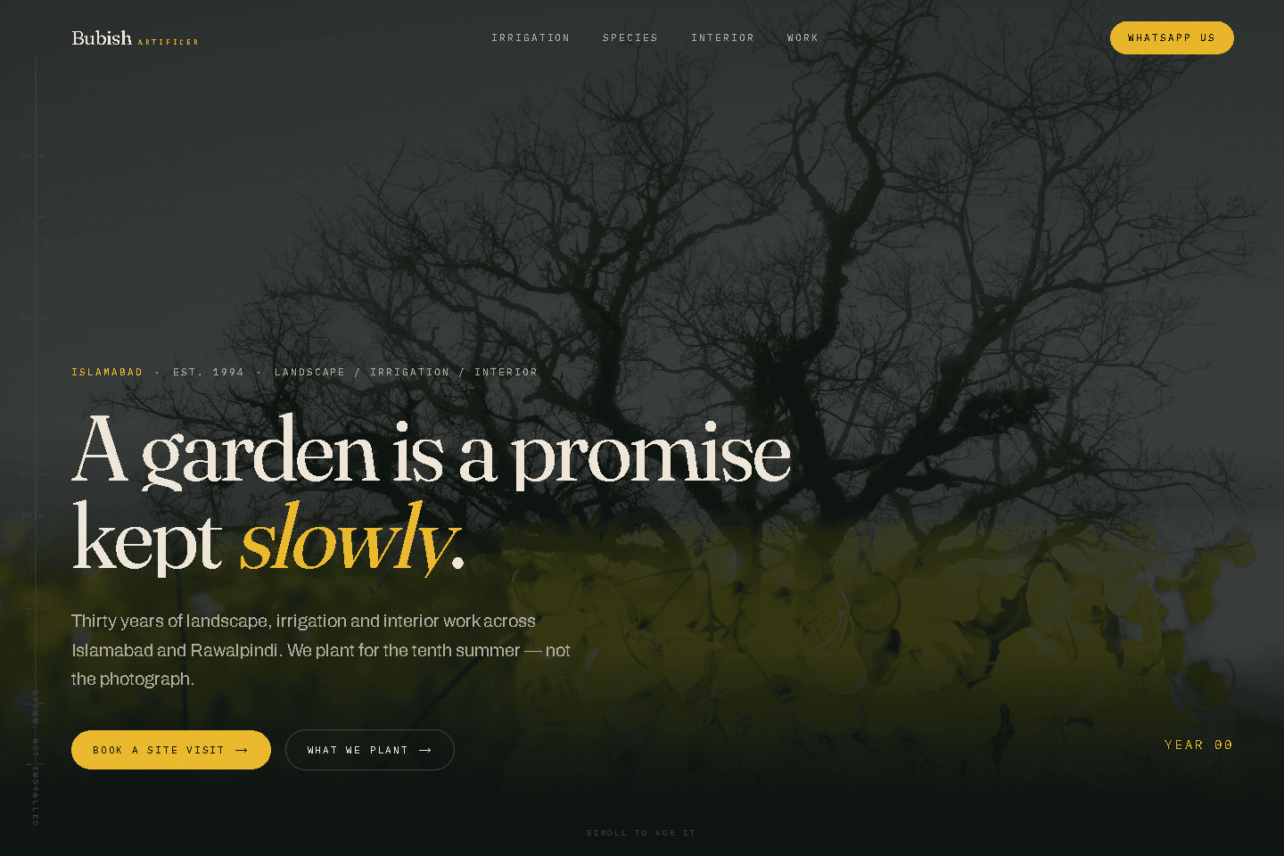 Homepage of Bubish Artificer